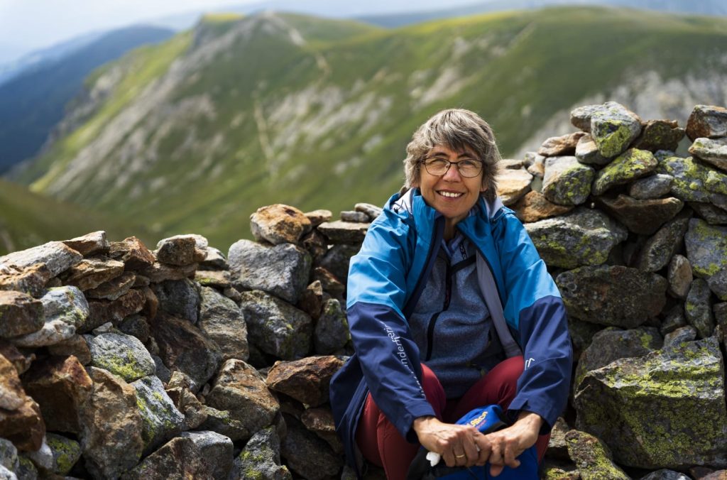 Karin Kunz, Leiterin der Heimat- und Wanderakademie in den Bergen